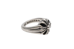CHROME HEARTS クロムハーツ スモール カットアウト CHプラスリング 指輪 重量約13.1g サイズ9号 シルバー925 美品 中古 4b008458