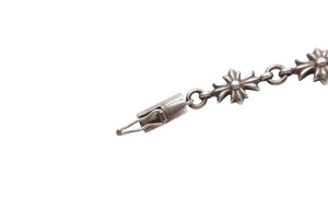 CHROME HEARTS クロムハーツ TNY E CH PLS 14LINK タイニー E CH プラス ブレスレット14リンク シルバー 925 重量約11.8g 美品 中古 4b008471