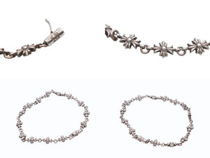 CHROME HEARTS クロムハーツ TNY E CH PLS 14LINK タイニー E CH プラス ブレスレット14リンク シルバー 925 重量約11.8g 美品 中古 4b008471