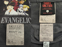 Load image into Gallery viewer, 新品同様 SAINT Mxxxxxx セントマイケル 24SS EV SS TEE NEON GNSIS エヴァンゲリオンコラボ ネオングニシス Tシャツ ブラック サイズXL 中古 4b008472