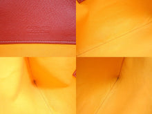 Load image into Gallery viewer, 極美品 GOYARD ゴヤール セナMM クラッチバッグ ヘリンボーン柄 レッド PVC レザー 中古 4b008475