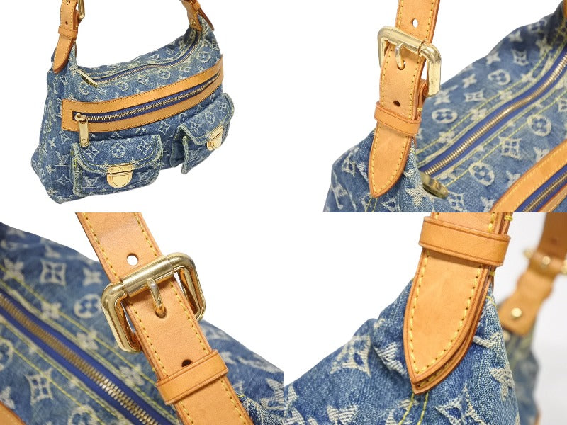 【極美品】 LOUIS VUITTON ルイヴィトンモノグラムデニム バギーPM 極美品 LOUIS VUITTON ルイヴィトン モノグラムデニム バギーPM