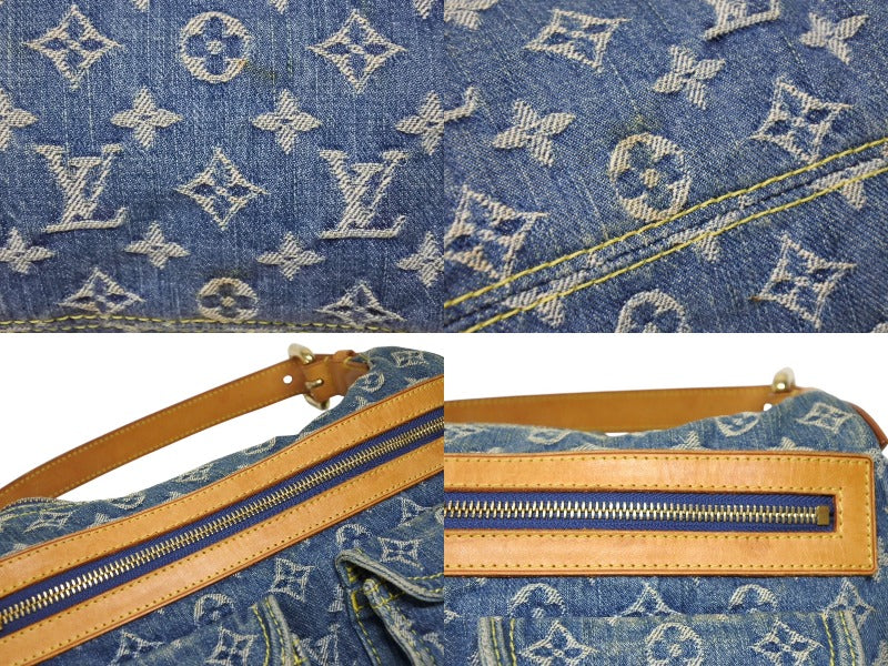 極美品 LOUIS VUITTON ルイヴィトン モノグラムデニム バギーPM