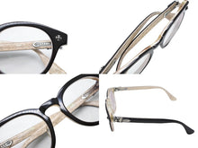 Load image into Gallery viewer, CHROME HEARTS クロムハーツ BABY-A 度入りメガネ アイウェア 48□22 145 CHプラス ダガー装飾 ブラック 美品 中古 4b008513