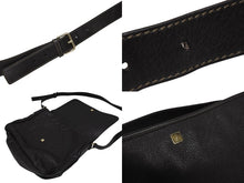 画像をギャラリービューアに読み込む, GUCCI グッチ ショルダーバッグ メッセンジャーバッグ GGマーク 223665 レザー ブラウン ブラック 美品 中古 4b008573