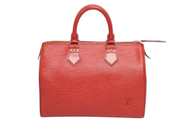 LOUIS VUITTON ルイヴィトン スピーディ25 ハンドバッグ エピレザー M43017 カスティリアンレッド 美品 中古 4b008583