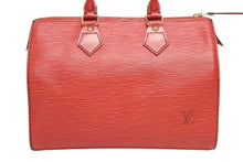 画像をギャラリービューアに読み込む, LOUIS VUITTON ルイヴィトン スピーディ25 ハンドバッグ エピレザー M43017 カスティリアンレッド 美品 中古 4b008583