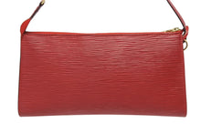 画像をギャラリービューアに読み込む, 極美品 LOUIS VUITTON ルイヴィトン ポシェット アクセソワール アクセサリーポーチ M52947 エピ レザー レッド ゴールド金具 中古 4b008589