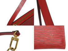 画像をギャラリービューアに読み込む, 極美品 LOUIS VUITTON ルイヴィトン ポシェット アクセソワール アクセサリーポーチ M52947 エピ レザー レッド ゴールド金具 中古 4b008589