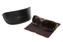 Load image into Gallery viewer, GUCCI グッチ バンブー サングラス アイウェア GG 2969/S HXICC サイズ57□16 115 ホースビット ゴールド 美品 中古 4b008598