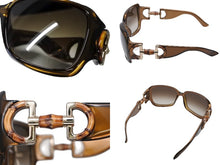Load image into Gallery viewer, GUCCI グッチ バンブー サングラス アイウェア GG 2969/S HXICC サイズ57□16 115 ホースビット ゴールド 美品 中古 4b008598