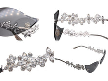 Load image into Gallery viewer, 限定1000本 極美品 LOUIS VUITTON ルイヴィトン キャッツアイ サングラス スワロフスキー 75BR6 サイズ 67□17 135 中古 4b008599