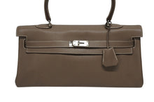 Load image into Gallery viewer, HERMES エルメス SHOULDER KELLY ショルダーケリー ショルダーバッグ トリヨンクレマンス エトゥープ シルバー金具 □M刻印 美品 中古 4b008627
