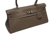 Load image into Gallery viewer, HERMES エルメス SHOULDER KELLY ショルダーケリー ショルダーバッグ トリヨンクレマンス エトゥープ シルバー金具 □M刻印 美品 中古 4b008627