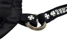 Load image into Gallery viewer, 新品未使用 CHROME HEARTS クロムハーツ SHIRT W A LA MODE シルクキャミソール サイズL ブラック シルバー925 ロゴストラップ 中古 4b008717