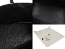 Load image into Gallery viewer, HERMES エルメス バーキン25 ハンドバッグ □N刻印 ヴォーエプソン ブラック P金具 美品 中古 4b008725