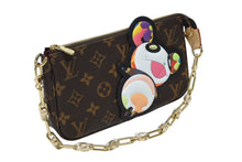 画像をギャラリービューアに読み込む, 新品同様 LOUIS VUITTON ルイヴィトン LV×TM モノグラムパンダ ポシェットアクセソワール M13440 村上隆 ポーチ ブラウン 中古 4b008737