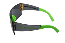 Load image into Gallery viewer, 極美品 LOUIS VUITTON ルイヴィトン LVグラフィティ マスク サングラス Z0242U ブラック グリーン スティーブン スプラウス 中古 4b008747