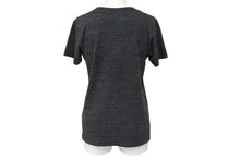 Load image into Gallery viewer, 極美品 CHROME HEARTS クロムハーツ BSフレア 半袖VネックTシャツ サイズS チャコール ポリエステル コットン レーヨン 中古 4b008752