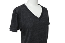 Load image into Gallery viewer, 極美品 CHROME HEARTS クロムハーツ BSフレア 半袖VネックTシャツ サイズS チャコール ポリエステル コットン レーヨン 中古 4b008752