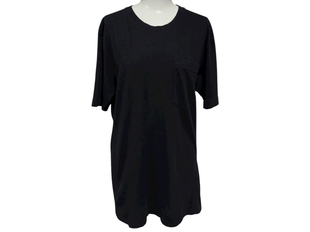 CHROME HEARTS クロムハーツ 半袖Tシャツ サイズM ダガープリント ストライプ ブラック レッド イエロー 美品 中古 4b008753