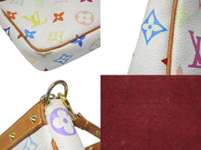 画像をギャラリービューアに読み込む, LOUIS VUITTON ルイヴィトン ポシェット アクセソワール アクセサリーポーチ M92649 ホワイト マルチカラー 村上隆 美品 中古 4b008770