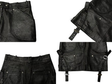 Load image into Gallery viewer, Christian Dior クリスチャンディオール ガリアーノ期 アーカイブ ユーティリティレザースカート ブラック 美品 中古 4b008781
