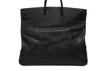 Load image into Gallery viewer, 極美品 HERMES エルメス ハンドバッグ オータクロア50 アルデンヌ バーキン ゴールド金具 ブラック ○X刻印 中古 4b008784