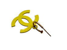 画像をギャラリービューアに読み込む, 極美品 CHANEL シャネル ココマーク スイング ロゴ 両耳 ピアス 03S刻印 6.0g イエロー ゴールド金具 中古 4b008833