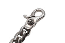 Load image into Gallery viewer, CHROME HEARTS クロムハーツ ショートクラシックリンク キーリング キーホルダー 2LINK 重量約53.7g シルバー925 美品 中古 4b008840