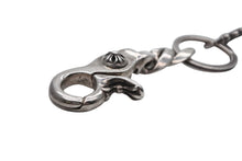 Load image into Gallery viewer, CHROME HEARTS クロムハーツ ショートクラシックリンク キーリング キーホルダー 2LINK 重量約53.7g シルバー925 美品 中古 4b008840