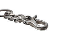 Load image into Gallery viewer, CHROME HEARTS クロムハーツ ショートクラシックリンク キーリング キーホルダー 2LINK 重量約53.7g シルバー925 美品 中古 4b008840
