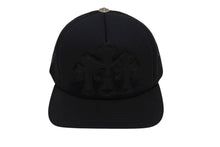 画像をギャラリービューアに読み込む, 新品未使用 CHROME HEARTS クロムハーツ TRUCKER CAP トラッカーキャップ セメタリーレザーパッチ メッシュキャップ ブラック 中古 4b008861