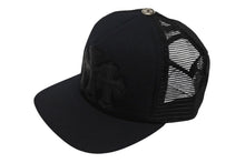 画像をギャラリービューアに読み込む, 新品未使用 CHROME HEARTS クロムハーツ TRUCKER CAP トラッカーキャップ セメタリーレザーパッチ メッシュキャップ ブラック 中古 4b008861