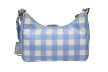 Load image into Gallery viewer, PRADA プラダ ショルダーバッグ アクセサリーポーチ トライアングルロゴ イタリア製 ナイロン ブルー 美品 中古 4b008870