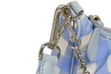 Load image into Gallery viewer, PRADA プラダ ショルダーバッグ アクセサリーポーチ トライアングルロゴ イタリア製 ナイロン ブルー 美品 中古 4b008870