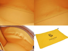 Load image into Gallery viewer, 極美品 GOYARD ゴヤール ジュバンスMM ポーチ クラッチバッグ ゴヤールディンキャンバス カーフスキン ブラウン 中古 4b008881