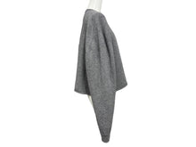 Load image into Gallery viewer, 極美品 MIUMIU ミュウミュウ ニット ロゴ MML804 S232 1XS9 イタリア製 ウール カシミヤ グレー ホワイト サイズ38 中古 4b008883