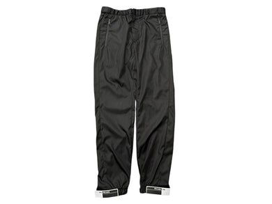 極美品 PRADA プラダ ナイロンパンツ UP0008 S181 I18 ルーマニア製 ポリアミド ブラック サイズ46 中古 4b008886
