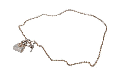 HERMES エルメス ネックレス チョーカー アミュレットケリー ネックレス 12.5g シルバー925 美品 中古 4b008891
