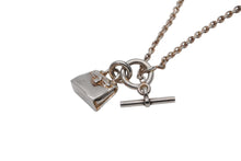 Load image into Gallery viewer, HERMES エルメス ネックレス チョーカー アミュレットケリー ネックレス 12.5g シルバー925 美品 中古 4b008891