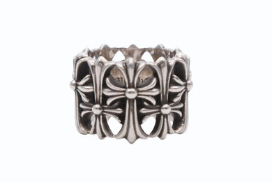 極美品 CHROME HEARTS クロムハーツ セメタリークロス リング 指輪 28,5号 重量約29.8g 2003/.925刻印 シルバー925 中古 4b008929