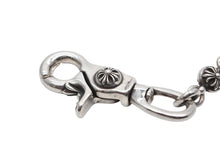 Load image into Gallery viewer, CHROME HEARTS クロムハーツ 2BALL LONG-S クロスボール ウォレットチェーン #2 1クリップ ロング 重量約190.7g 22ボール 美品 中古 4b008937