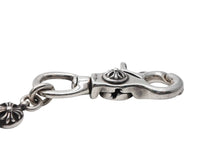 Load image into Gallery viewer, CHROME HEARTS クロムハーツ 2BALL LONG-S クロスボール ウォレットチェーン #2 1クリップ ロング 重量約190.7g 22ボール 美品 中古 4b008937
