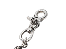 Load image into Gallery viewer, CHROME HEARTS クロムハーツ 2BALL LONG-S クロスボール ウォレットチェーン #2 1クリップ ロング 重量約190.7g 22ボール 美品 中古 4b008937