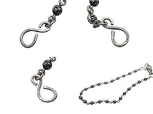 Load image into Gallery viewer, CHROME HEARTS クロムハーツ 2BALL LONG-S クロスボール ウォレットチェーン #2 1クリップ ロング 重量約190.7g 22ボール 美品 中古 4b008937