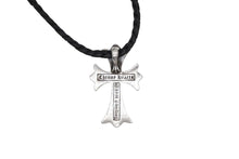 Load image into Gallery viewer, CHROME HEARTS クロムハーツ CH CRS SML CL W/LACESTPPRV1 スモールCHクロス ボロチップブレイド ネックレス 重量約40.4g