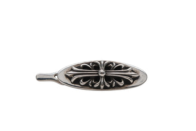 極美品 CHROME HEARTS クロムハーツ FLORAL CROSS BARRETTE フローラルクロス バレッタ 髪留め 重量約15.8g シルバー925 中古 4b008943