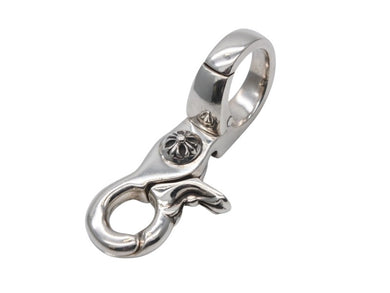 極美品 CHROME HEARTS クロムハーツ QUICK CLIP CROSS BALL クイッククリップ クロスボール 重量約46.1g シルバー925 中古 4b008946