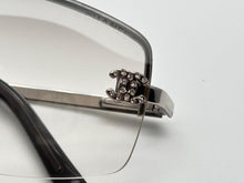 画像をギャラリービューアに読み込む, 極美品 CHANEL シャネル サングラス リムレス ラインストーン ココマーク 4093-B イタリア製 メタル シルバー金具 サイズ56◻︎16 中古 4b008972